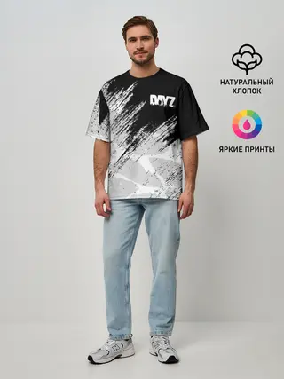 Мужская футболка оверсайз / DayZ