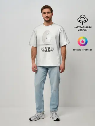 Мужская футболка оверсайз / Пасха
