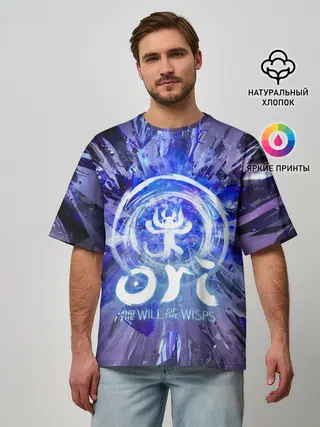 Мужская футболка оверсайз / Ori | Blind Forest