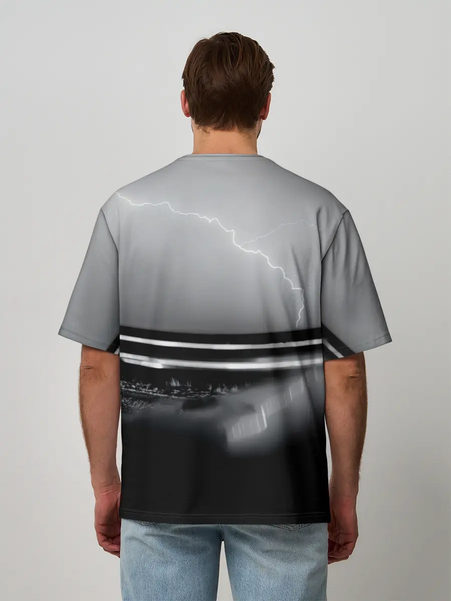 Мужская футболка оверсайз / Bounce - Bon Jovi