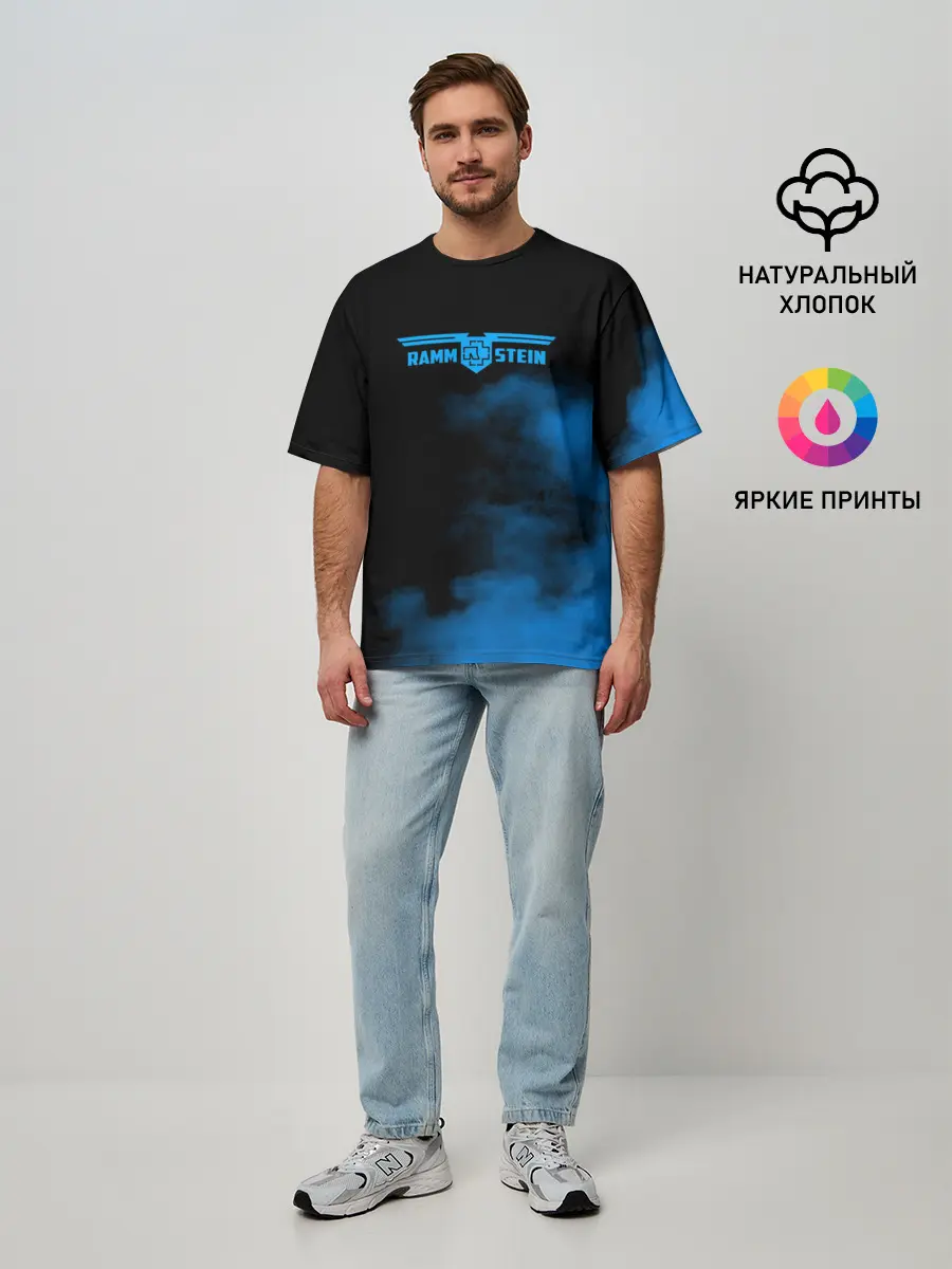 Мужская футболка оверсайз / Rammstein
