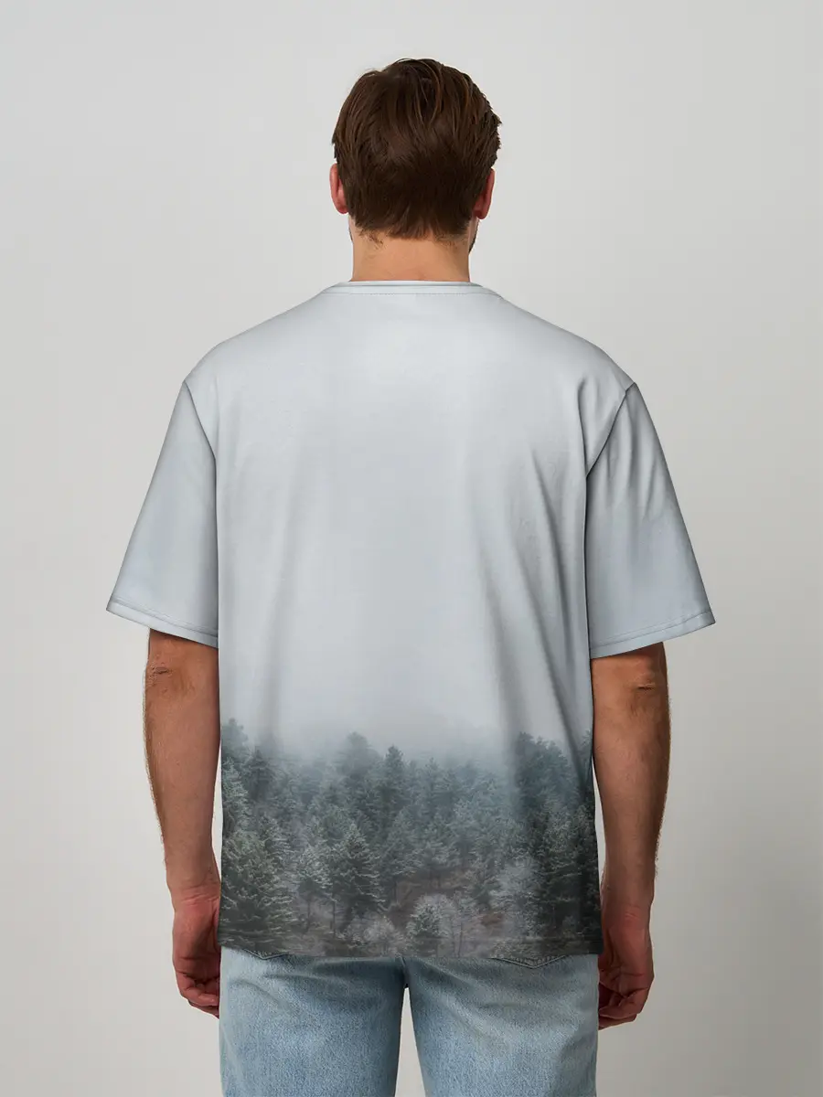 Мужская футболка оверсайз / Иггдрасиль | Yggdrasil