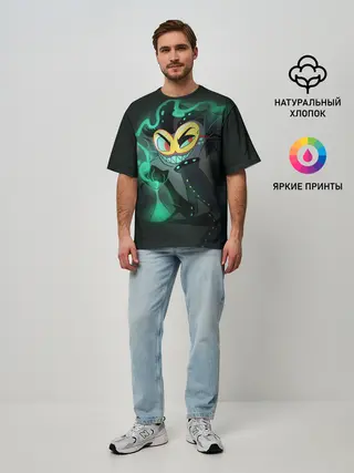 Мужская футболка оверсайз / Отель Хазбин