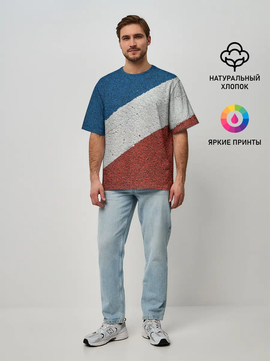 Мужская футболка оверсайз / ТЕННИС