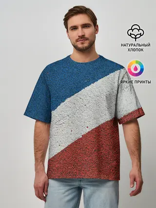 Мужская футболка оверсайз / ТЕННИС