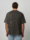 Мужская футболка оверсайз / Egypt Hieroglyphs