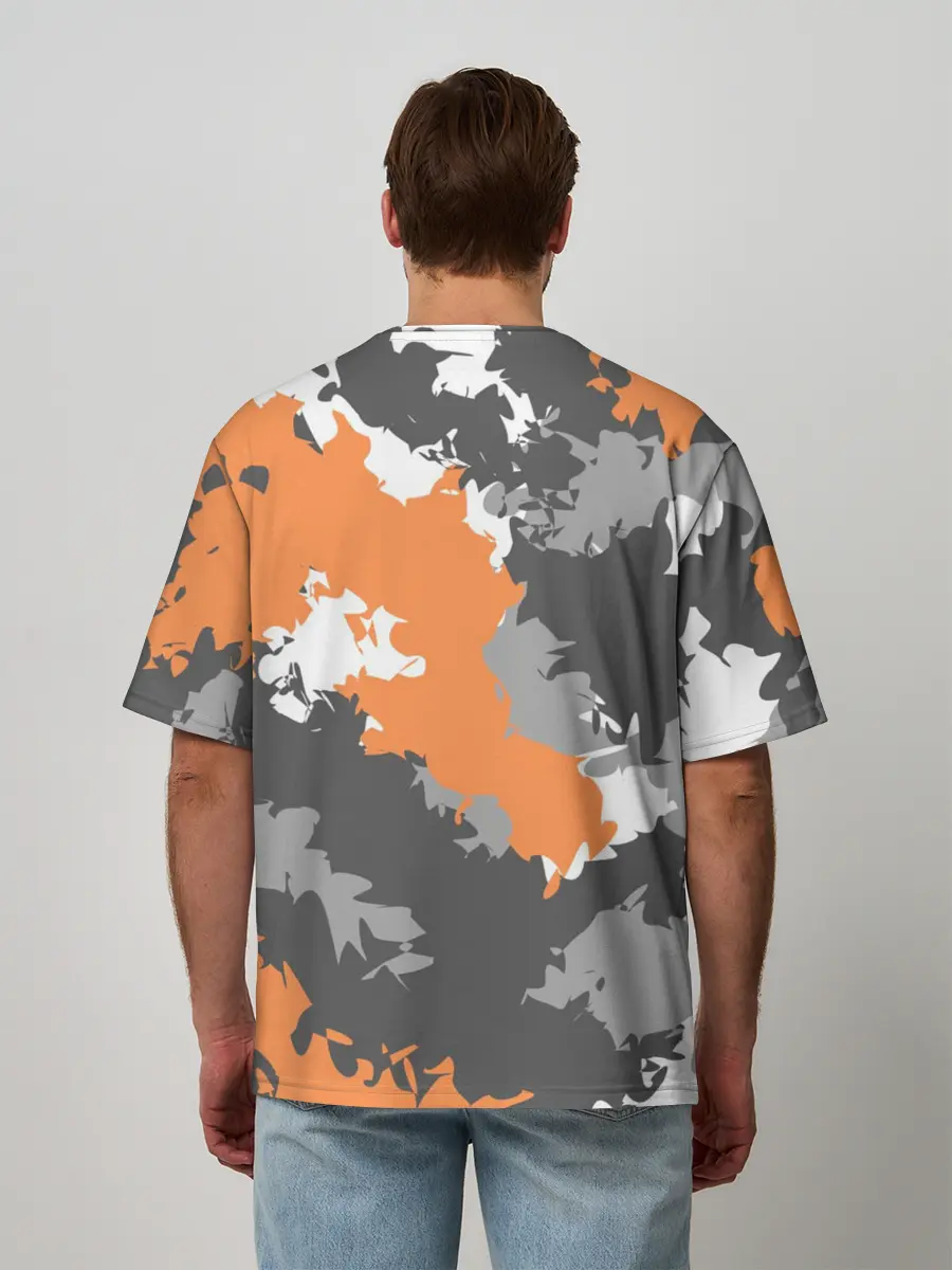 Мужская футболка оверсайз / Камуфляж