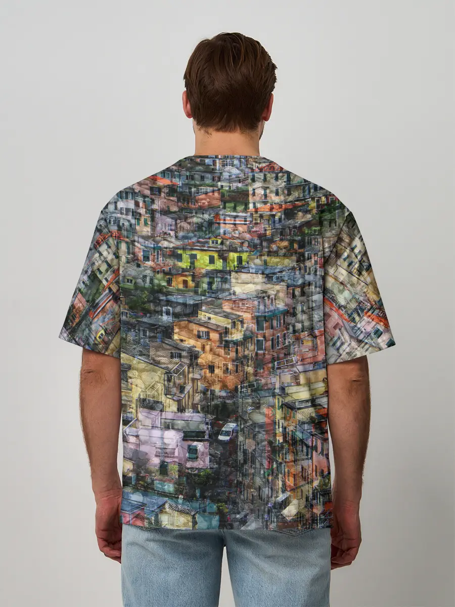 Мужская футболка оверсайз / ГОРОДОК