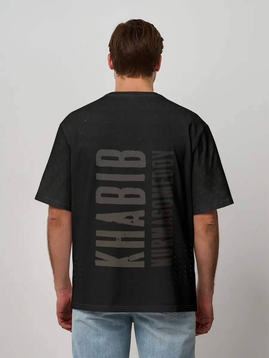 Мужская футболка оверсайз / Хабиб Нурмагомедов - Король v2