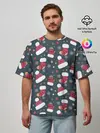 Мужская футболка оверсайз / Новый год 2021