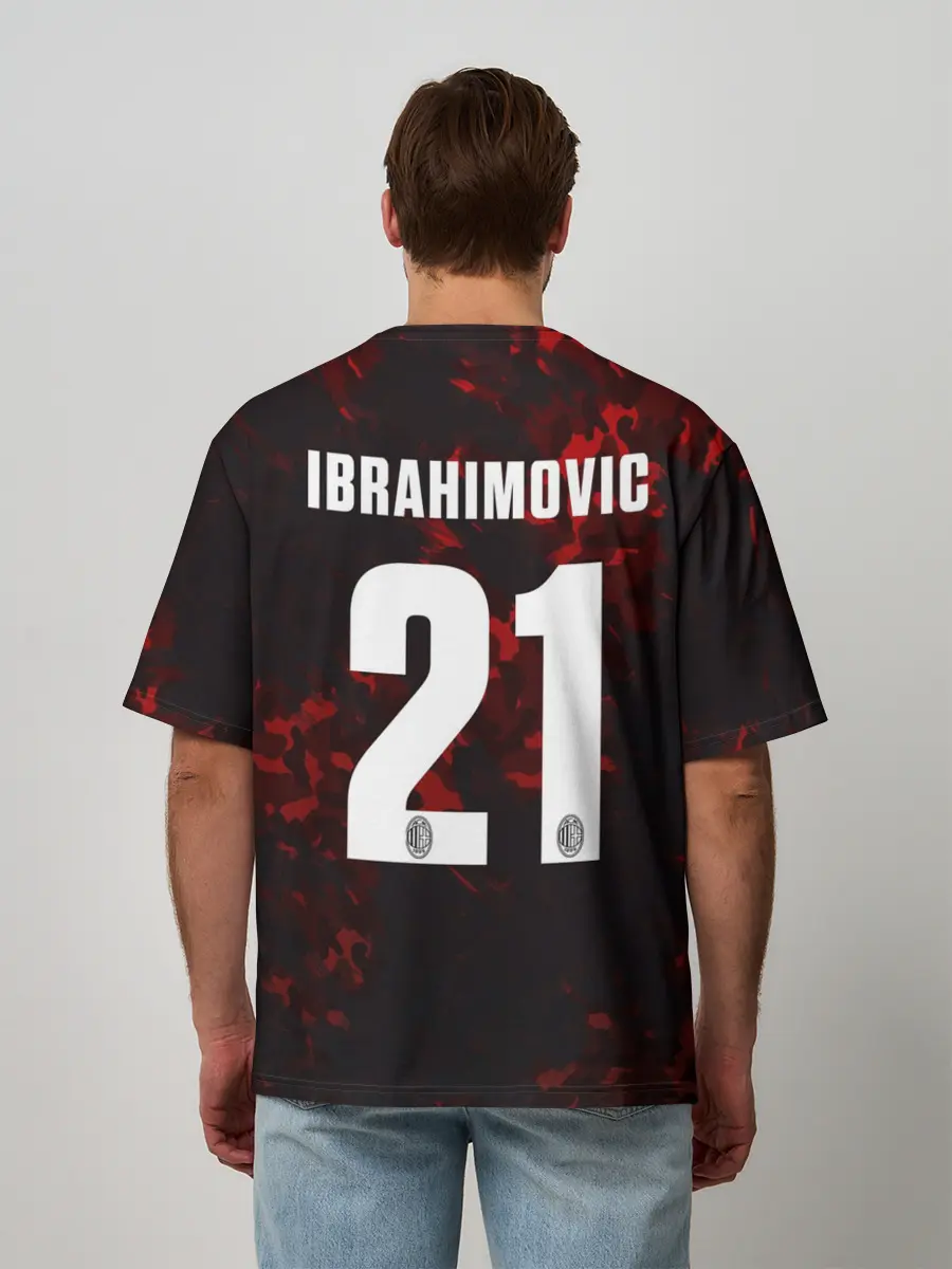 Мужская футболка оверсайз / Ибрагимович