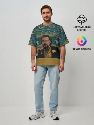 Мужская футболка оверсайз / Кэлвин Кэнди