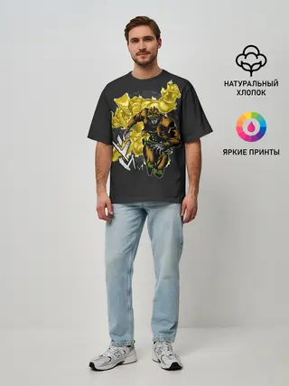 Мужская футболка оверсайз / Dio & Za Warudo