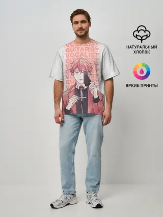 Мужская футболка оверсайз / Vocalist and Guitarist