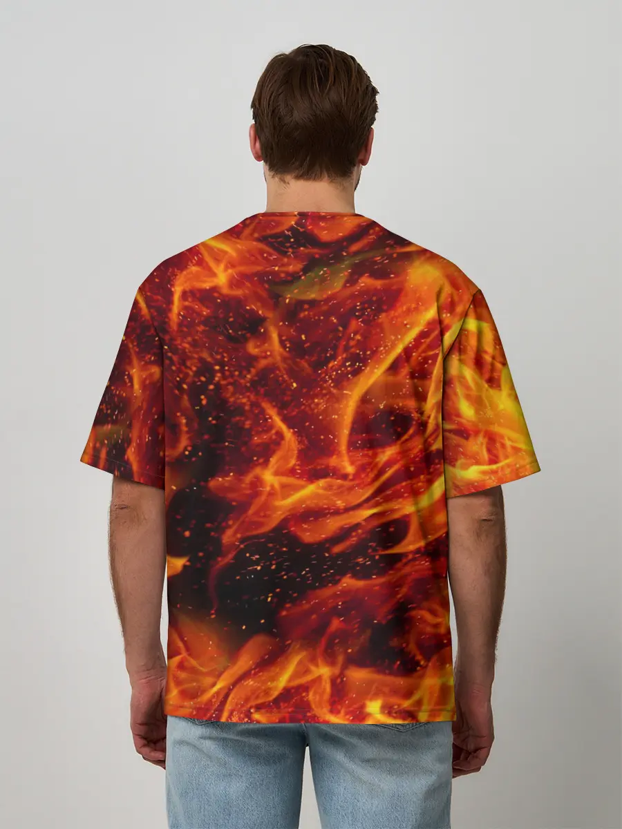 Мужская футболка оверсайз / RAMMSTEIN