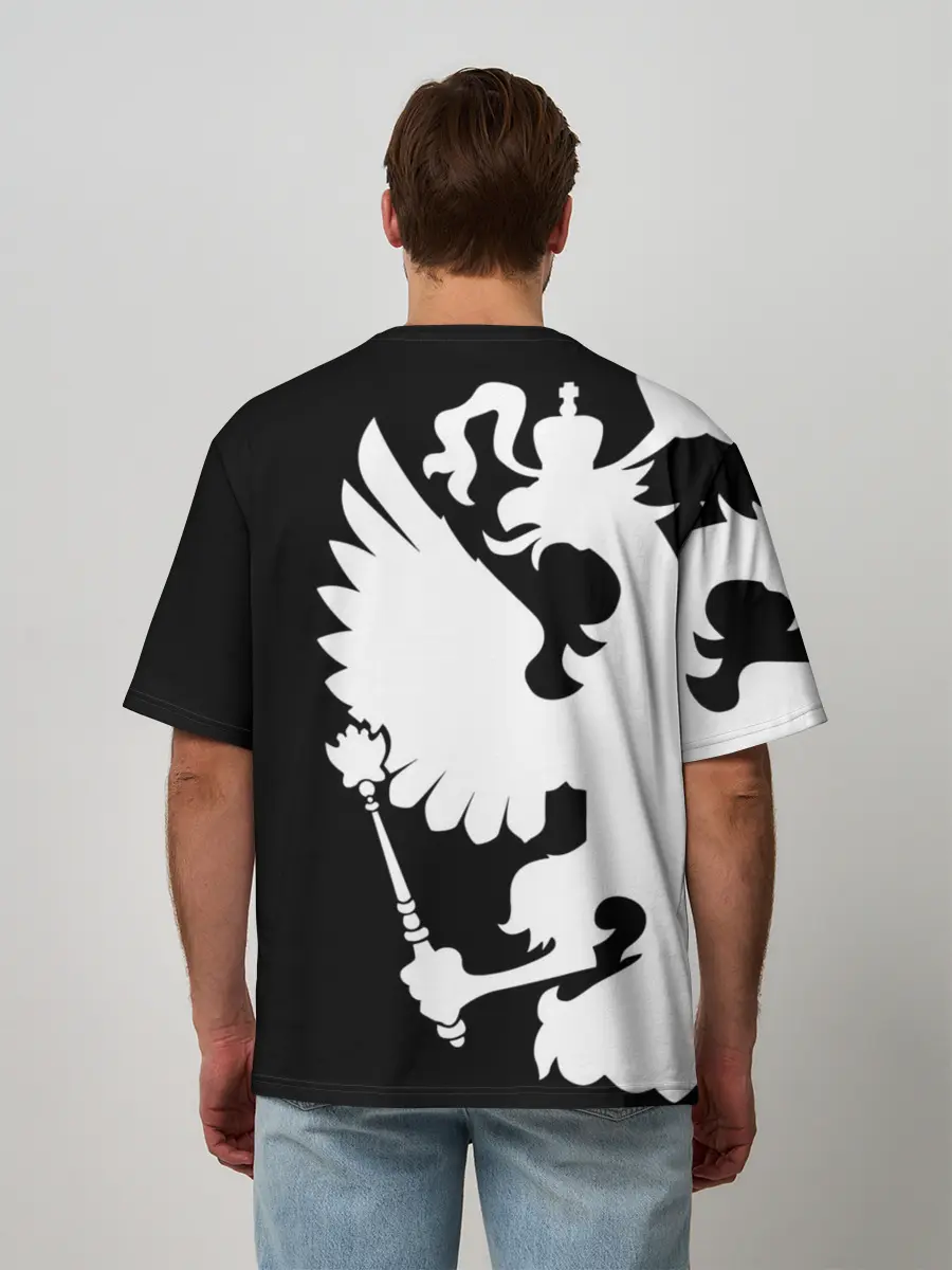 Мужская футболка оверсайз / Полиция