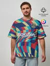 Мужская футболка оверсайз / FC Barcelona | La Liga Pre-Match