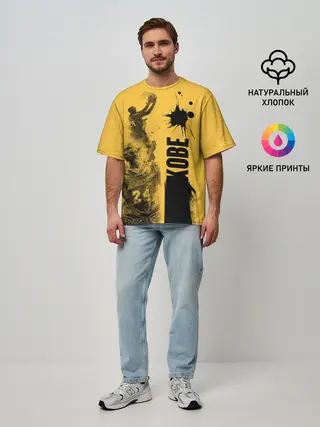 Мужская футболка оверсайз / Kobe