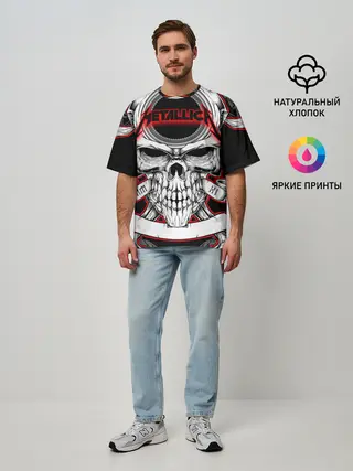 Мужская футболка оверсайз / Metallica