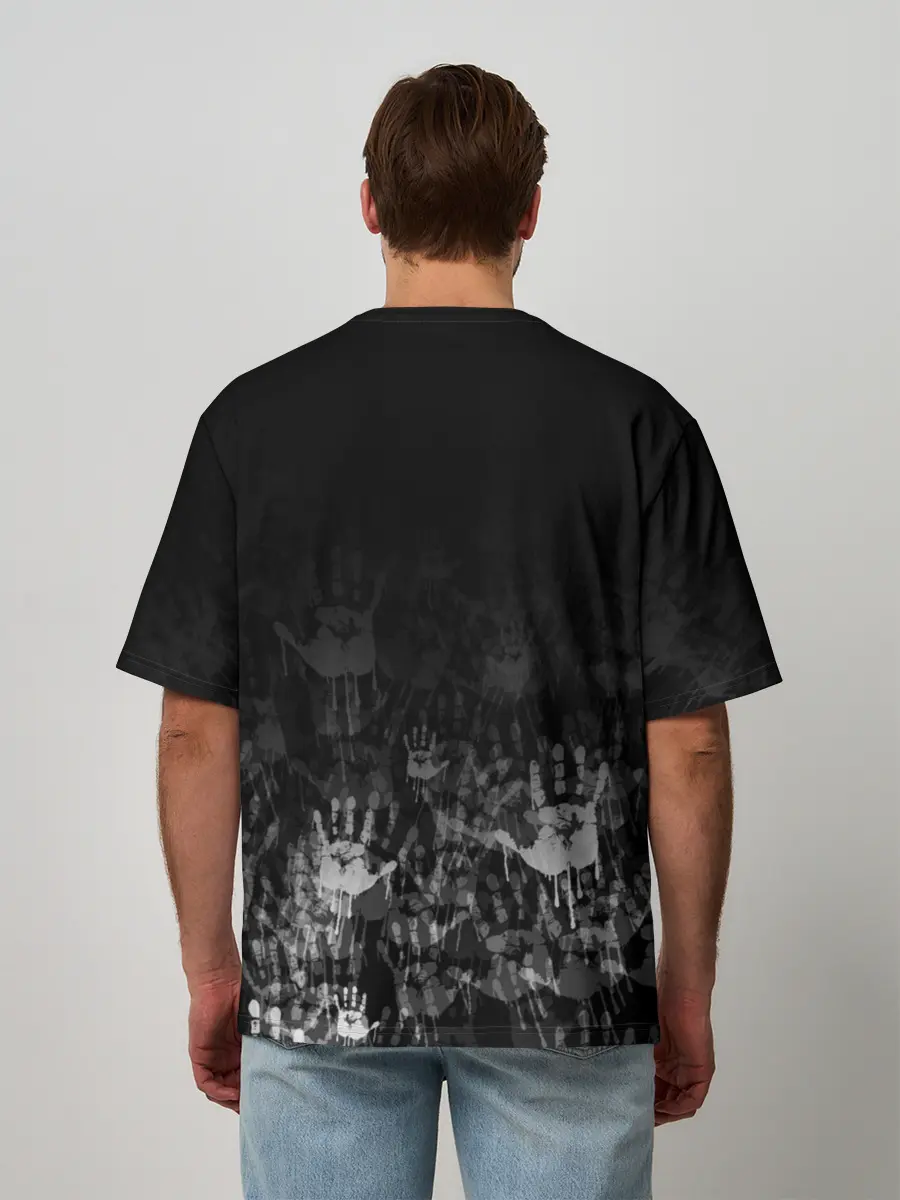 Мужская футболка оверсайз / nCoV | КОРОНАВИРУС