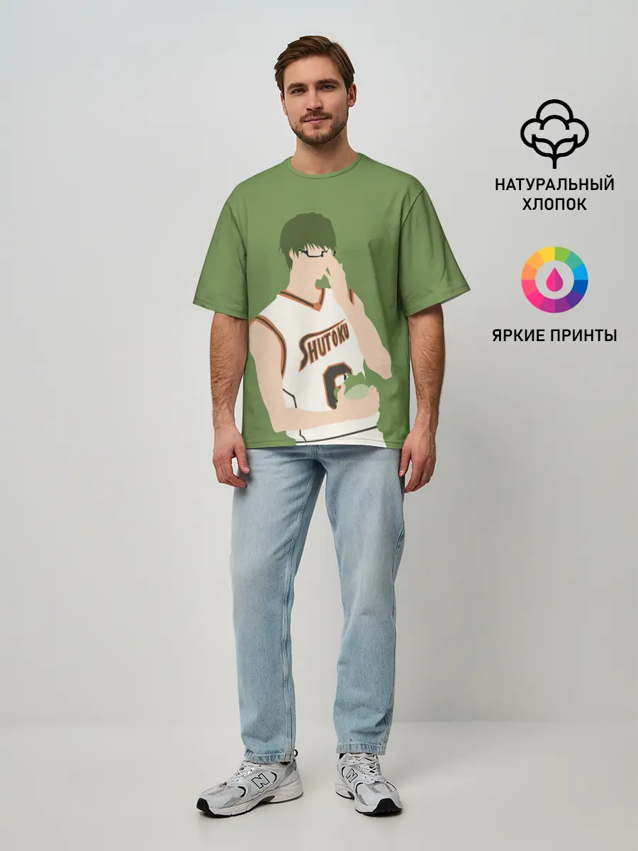 Мужская футболка оверсайз / Shintarou Midorima