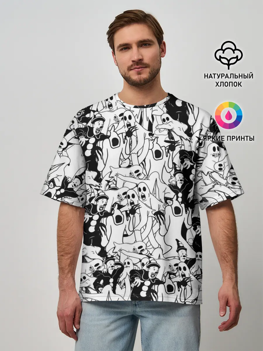 Мужская футболка оверсайз / GHOSTEMANE