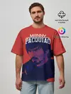 Мужская футболка оверсайз / Manny Pacquiao
