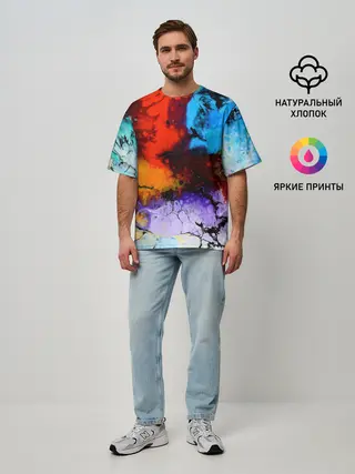 Мужская футболка оверсайз / Импрессия 2022 vanguard