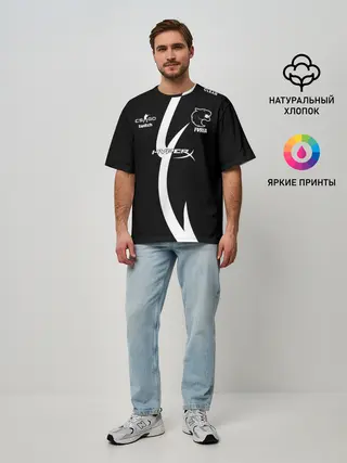 Мужская футболка оверсайз / Форма FURIA | Форма СS:GO