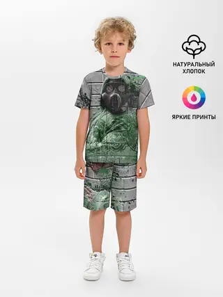 Детская пижама с шортами / Сталкер | Метро