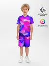 Детская пижама с шортами / NEON POLYGON
