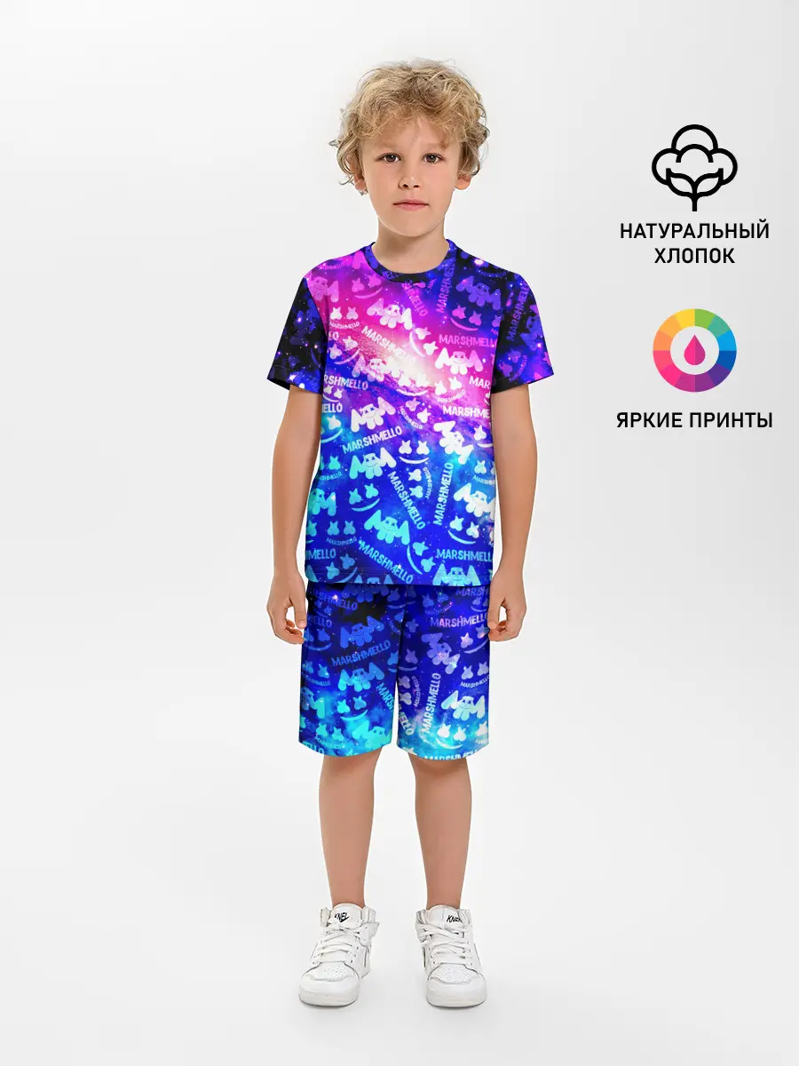 Детская пижама с шортами / MARSMELLO