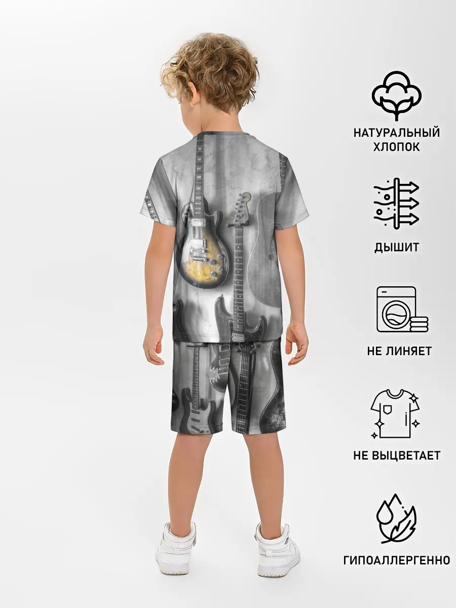 Детская пижама с шортами / Metallica