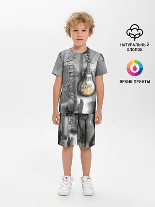 Детская пижама с шортами / Metallica