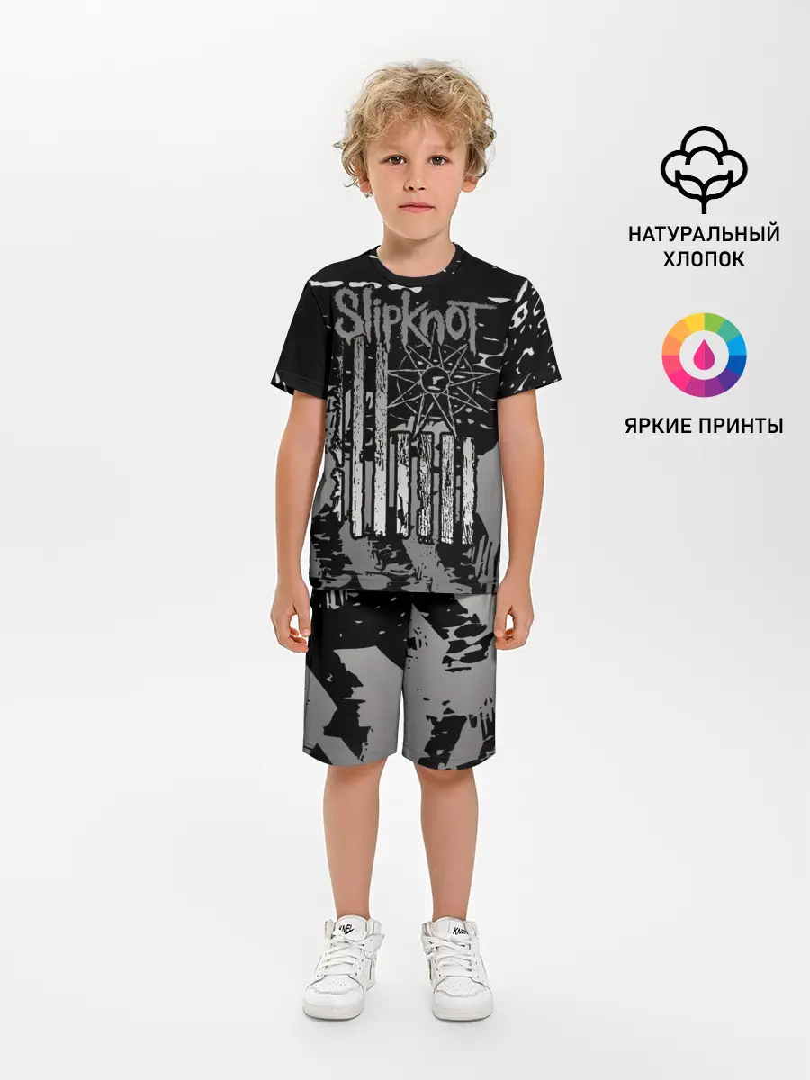 Детская пижама с шортами / Slipknot