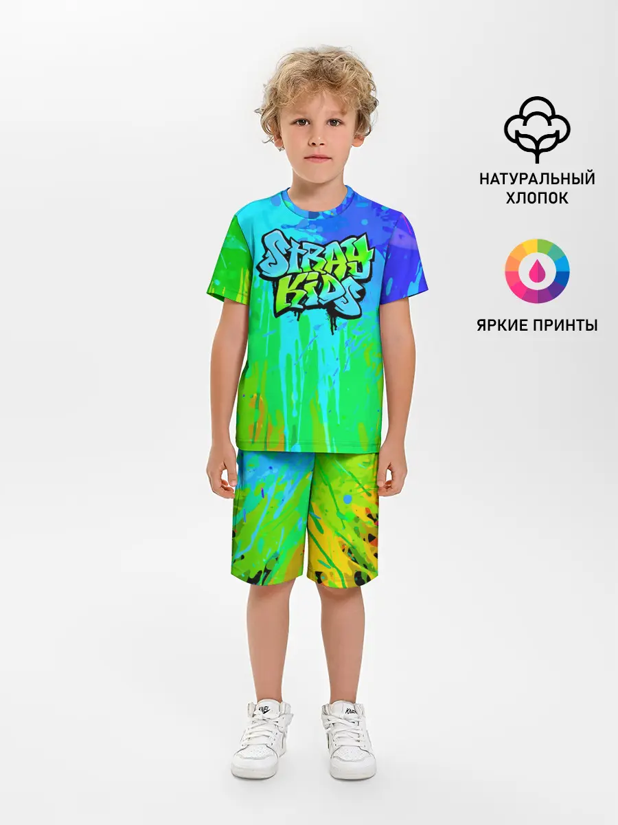 Детская пижама с шортами / Stray Kids
