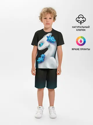 Детская пижама с шортами / Как приручить дракона