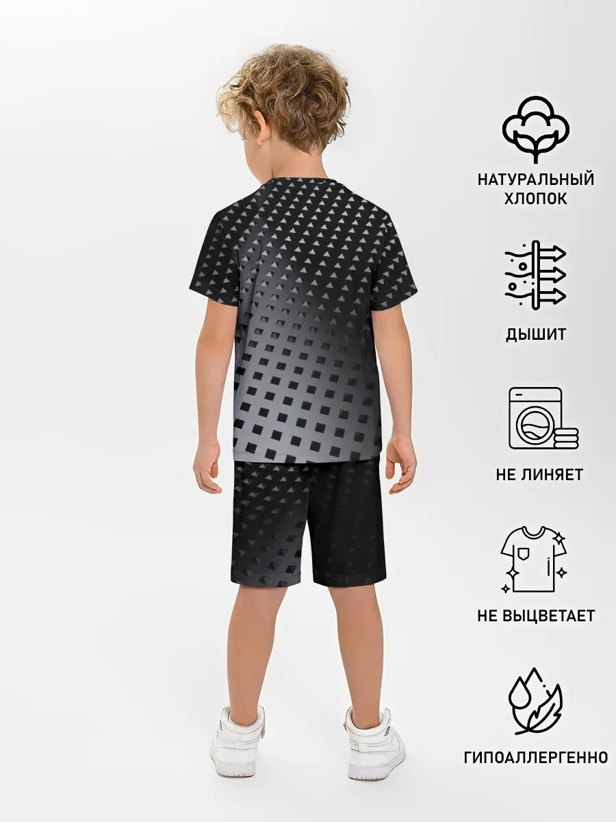Детская пижама с шортами / Текстура.