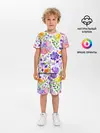 Детская пижама с шортами / Весенняя пора | Акварель