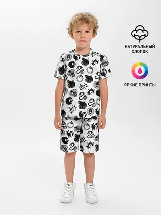Детская пижама с шортами / 7 СМЕРТНЫХ ГРЕХОВ СИМВОЛЫ