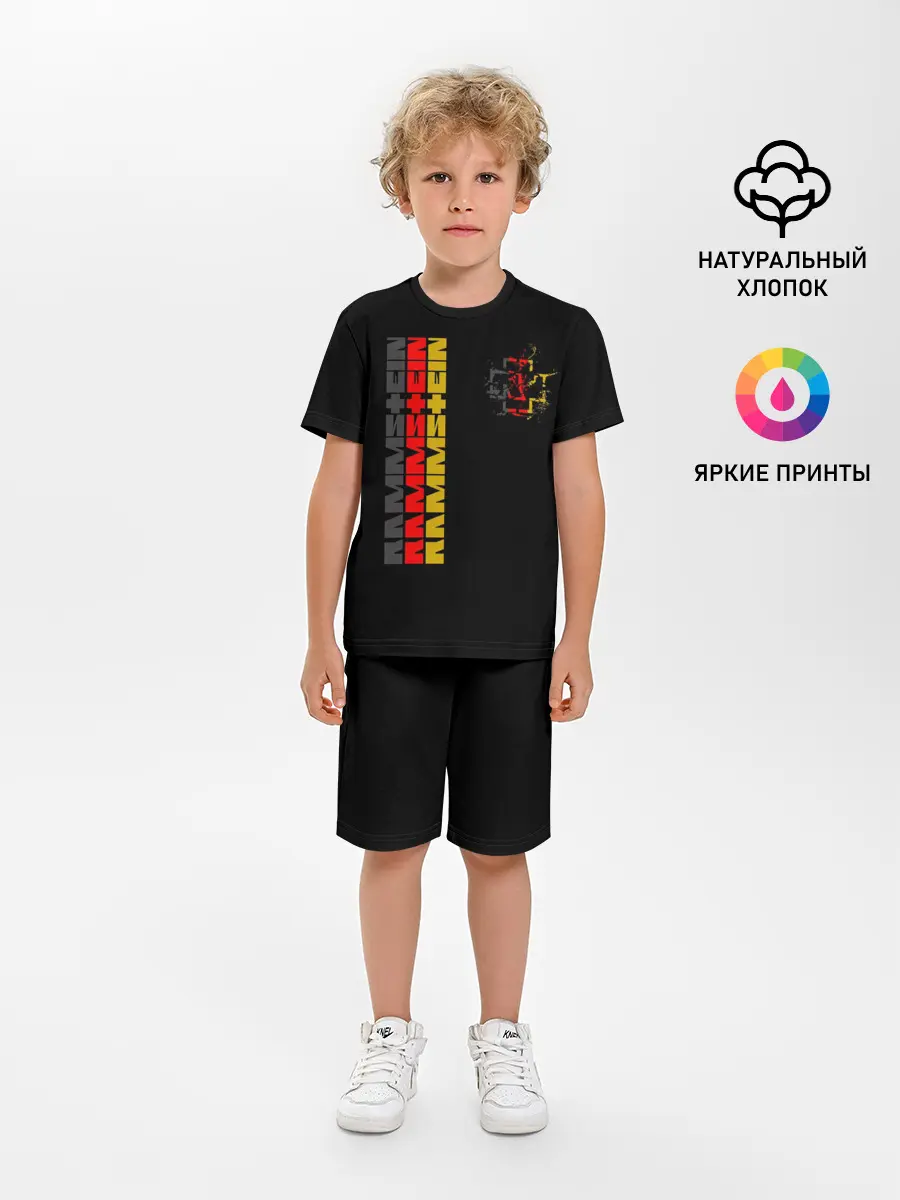 Детская пижама с шортами / RAMMSTEIN