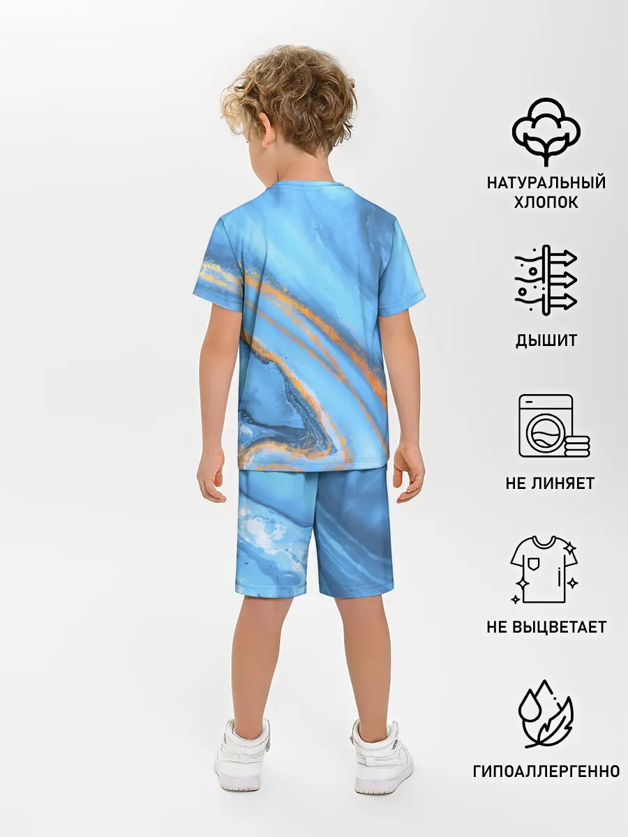 Детская пижама с шортами / Краски