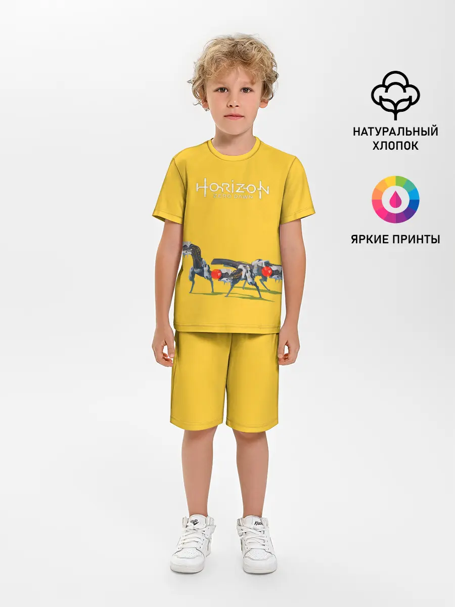 Детская пижама с шортами / Элой на охоте