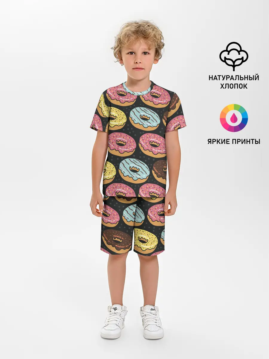 Детская пижама с шортами / Сладкоежка