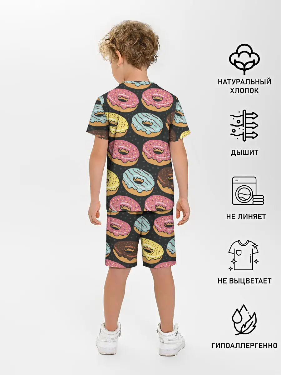 Детская пижама с шортами / Сладкоежка
