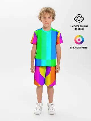 Детская пижама с шортами / MAKE LOVE, NOT WAR