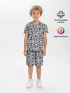 Детская пижама с шортами / Абстракция