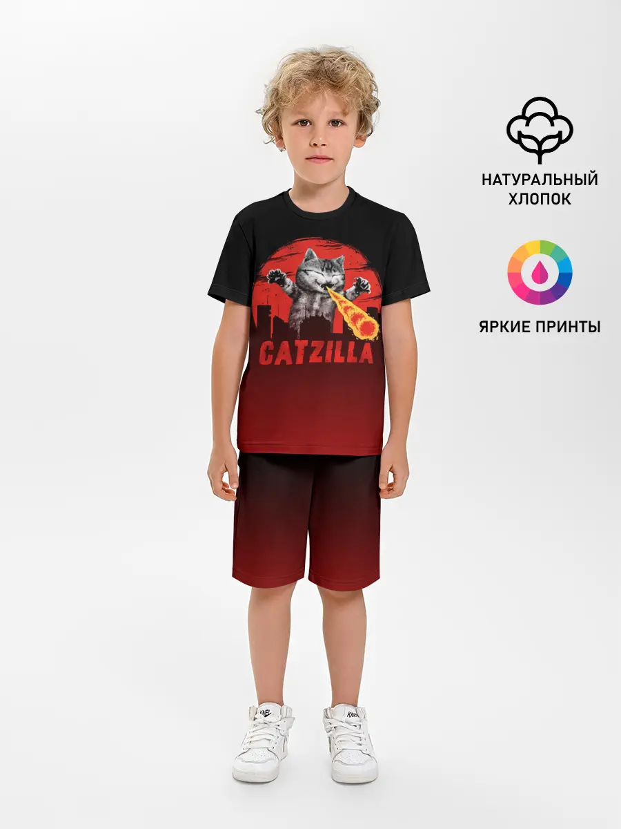 Детская пижама с шортами / CATZILLA | КЭТЗИЛЛА