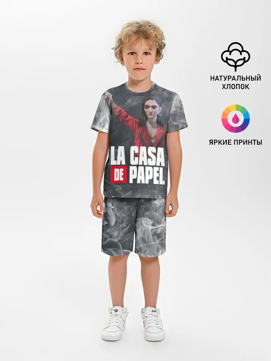 Детская пижама с шортами / Бумажный дом | Найроби