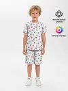 Детская пижама с шортами / Снежинки